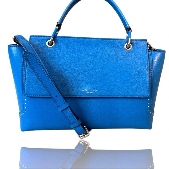 Henri Bendel Stanton Studded Top Handle Satchel Multiway Bag - Picture 4 of 12